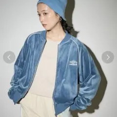 UMBRO × FREAK'S STORE アンブロ 別注 ベロア ジップアップ