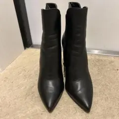 SALE！ダイアナ ブラックレザー ブーツ