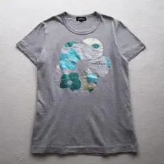 トリコ コムデギャルソン ラメ グリッター ロゴ フラワー 半袖 Tシャツ Mのサムネイル