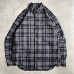 OLD GAP オールドギャップ チェックシャツ ブルー ヴィンテージ 90s