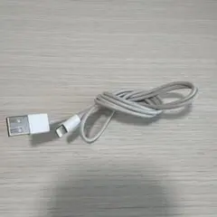USB A to Lightning ケーブル ホワイト