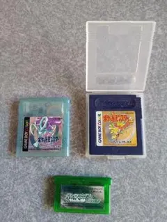 ポケモン エメラルド ゲームボーイアドバンス、ゲームボーイ＆カラー金、クリスタル