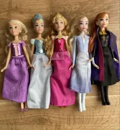 ディズニープリンセス ドールセット 5体