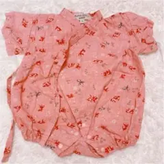 甚平 ロンパース 女の子　70