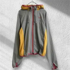 ナイキ　パーカー　ドライフィット　ポケット　フード付　配色切替　レディースS