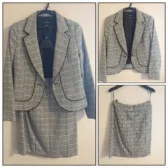 ONEIROS ツイード柄　スカートのセットアップ 13AR