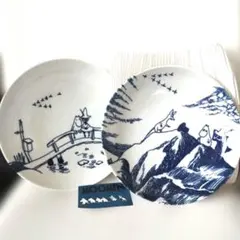 MOOMIN プレート２枚セット カレー パスタ皿 スナフキン 新品未使用のサムネイル