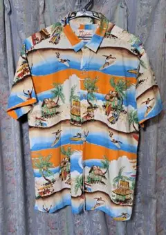 【極美品】KAHALA / カハラ / アロハシャツ / サーフ柄のサムネイル