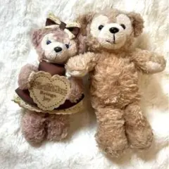 ダッフィー　シェリーメイ　ぬいぐるみバッジ