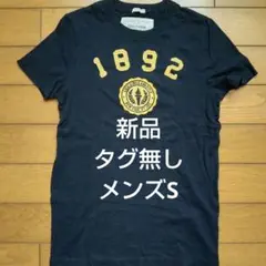 〈新品・タグ無し・未使用〉アバクロンビー&フィッチ ロゴアップリケ Tシャツ S