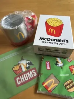 新品　マクドナルド　マグカップ　ポテトハンディファン　チャムス