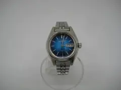 SEIKO 自動巻き 腕時計 2206-0310　カレンダー付　青