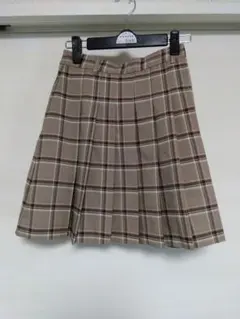 COLZA／Honeys ハニーズ ミニスカート　チェック　プリーツ　М