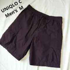 UNIQLO C メンズ M ワイドフィットカーゴショーツ ワインのサムネイル