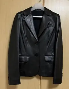 【お値下げ】Theory レザー テーラード ジャケット サイズ2