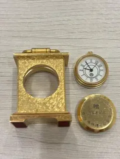 置時計 ゴールドカラー 記念品
