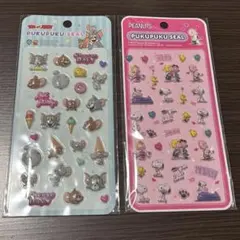 プクプクシール スヌーピー トムとジェリー