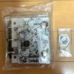 キティ　シャカシャカシール帳　A8サイズ　キーホルダー付き♡
