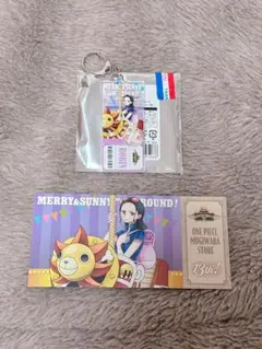 ワンピース 麦わらストア13周年記念 ホログラムアクリルキーホルダー ロビン