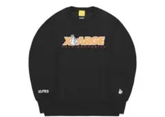XLARGE ブラック スウェット トレーナー
