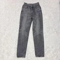マウジー デニムパンツ スキニー グレー系 美脚 モード ジーンズ a2392