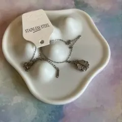 2way クローバー　ハート型　ペンダント ネックレス