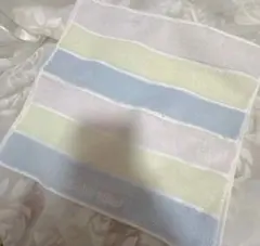 GELATO PIQUE ボーダー柄タオルハンカチ 今治タオル