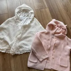 【未使用】Tartine et Chocolat フード付きケープ フリーサイズ