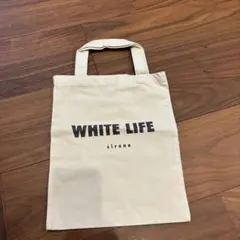 sirone トートバッグ WHITE LIFE