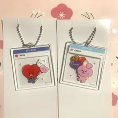 ファミマ限定 bt21 アクリルキーホルダー　TATA  COOKY