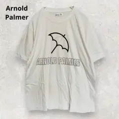 ARNOLD PALMER 半袖 ロゴTシャツ L 白 綿100% ストリートのサムネイル