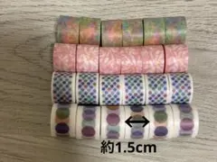 【お子様の遊びにいかがですか？】マスキングテープ24個セットのサムネイル