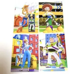 ディズニー ポストカード 4枚セット トイストーリー