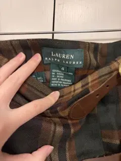 ラルフローレン チェックスカート