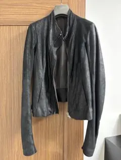 最終値下げ 希少美品 Rick Owens ムートン ライダースジャケット 46