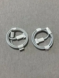 新品 Apple 純正品 USB-C - Lightningケーブル 2本セット