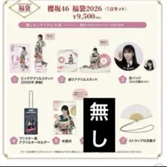 櫻坂46 福袋2026 森田ひかる 生写真以外の6点セット