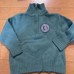 NECK & NECK 緑色 ハイネックニットセーター 85-92cm