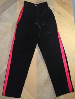 Leonard ベルベット ハイウエストパンツ ストライプ y61のサムネイル