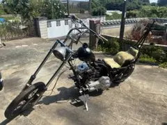 p様専用sr400 かちあげマフラー 1jr チョッパー ボバー ヤマハ ハーレ