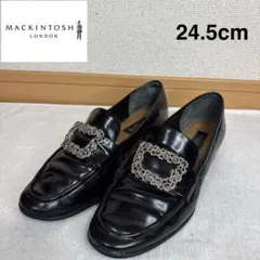 マッキントッシュロンドン　ビジューモチーフ　ローファー　24.5cm