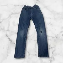 ユニクロ　130 ヒートテック　デニム スリムフィットパンツ 長ズボン