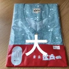 新品 東京江戸一 鯉口シャツ中サイズ 浅葱さくら お祭り 行事 イベント 