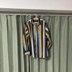 ストライプ 長袖シャツ