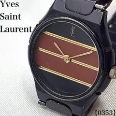 稼動品　 イヴサンローラン　レクタンギュラー　黒文字盤　レディース　腕時計 2026年最新】Yves Saint Laurent レディース 腕時計(アナログ)の人気