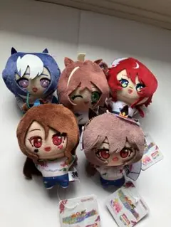 5種　ウマ娘 プリティーダービー ペインタースタイル ナムコ ちびぐるみ　5個