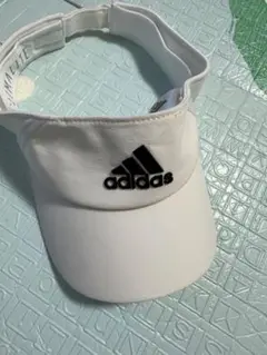 adidas Climalite ホワイトバイザー