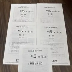 サピックス 5年 3月度入室・組分けテスト 2021 SAPIX