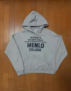 Champion カレッジロゴパーカー MENLO グレー Mサイズ