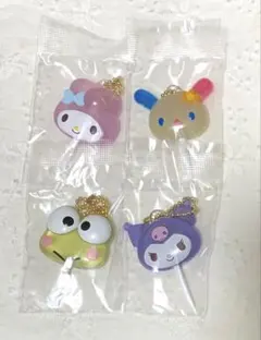 サンリオキャラクターズ　カラフルキャンディチャーム　4個セット